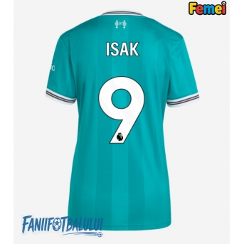 Liverpool Alexander Isak #9 Tricou Fotbal Replică 2025-26 Femei Treilea
